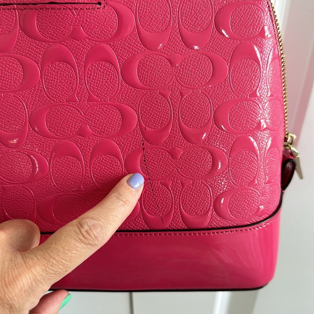 Coach Purse Pink - Picture 4 of 7